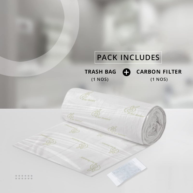 R for Rabbit حقيبة قمامة قابلة للتحلل من R for Rabbit مع فلتر كربون - Image 5