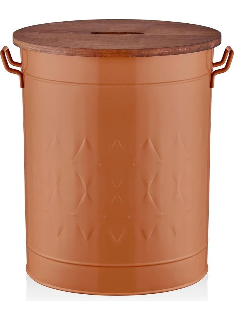 The Mia Prism Laundry Basket Terracota 54X43X35 cm