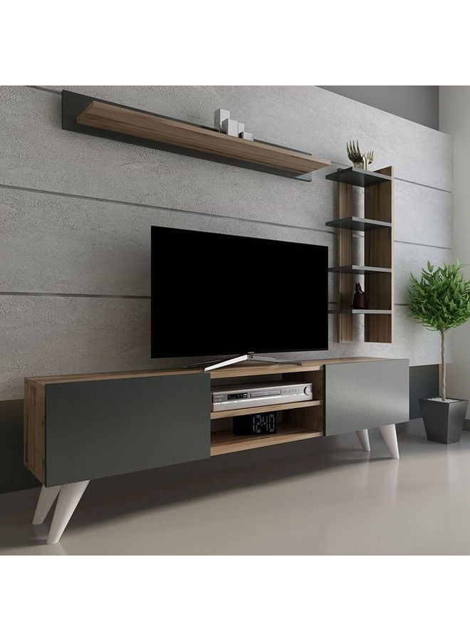 Generic Wall Mounted TV Unit 55x30x180 cm 
