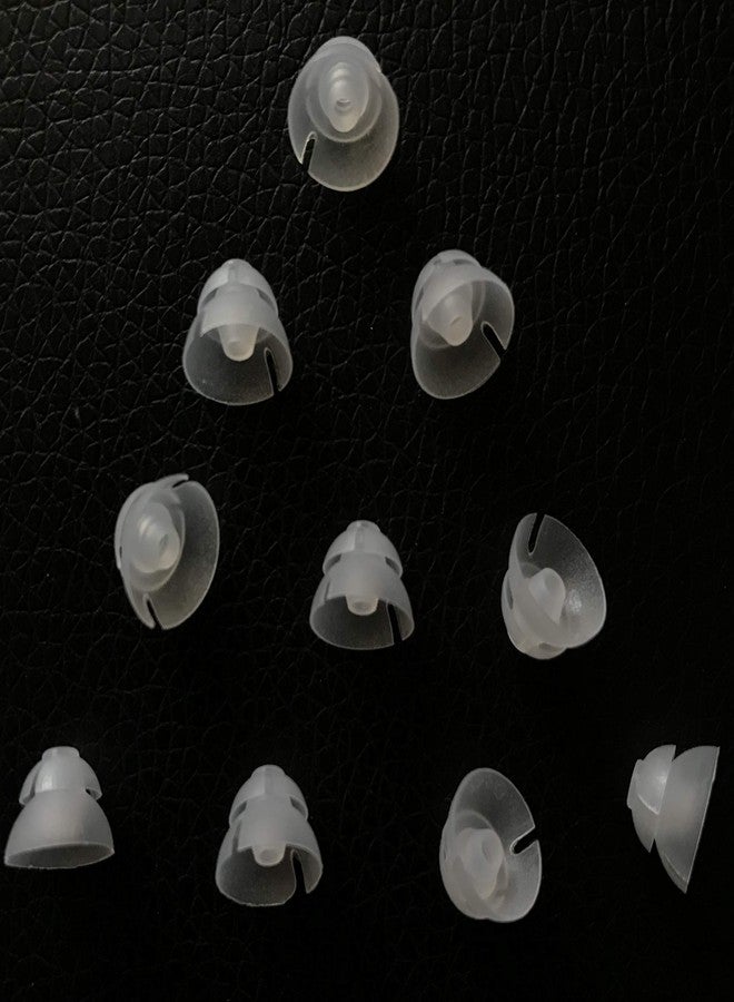 Jungle Care® (9mm Medium * 10pc) Double Layer Magic Hearing Aid Domes Comfortable PSAP (Personal Sound Amplifiers Product) Kit Ear Tips Invisible, Perfect for Open Air (Open fit), except for RIC - Image 1