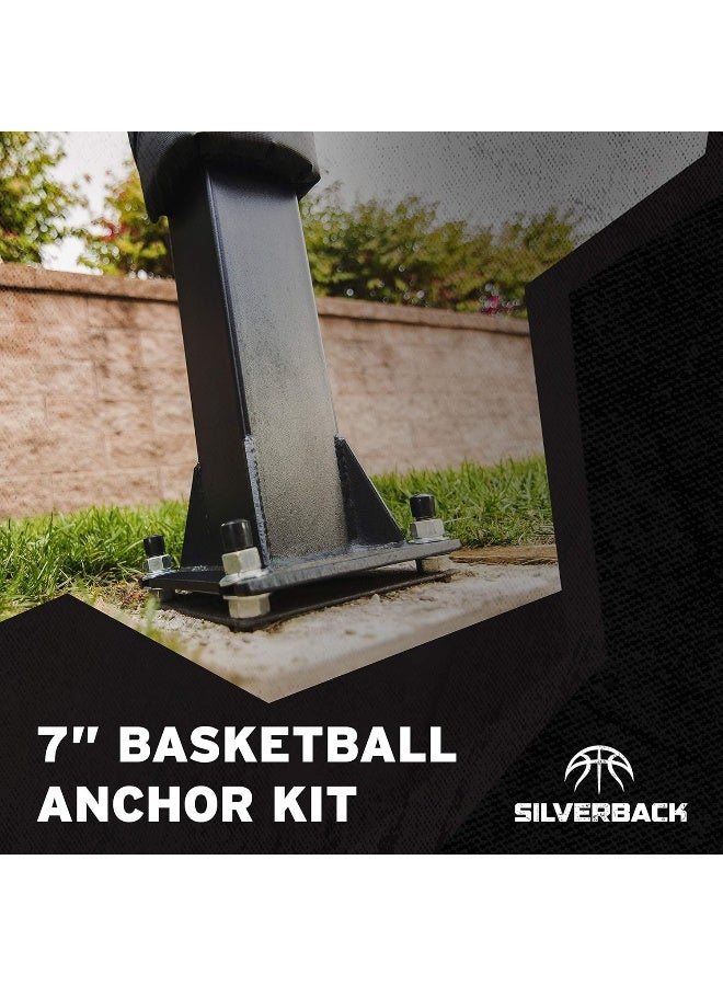 Silverback 7" Basketball Hoop Anchor Kit Designed for Silverback, Goaliath, and Hoopstar Basketball Hoops - Image 1