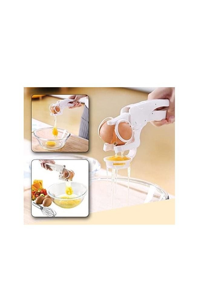 ABBASALI - Easy Cracker Handheld Egg Cracker Separator - Image 1