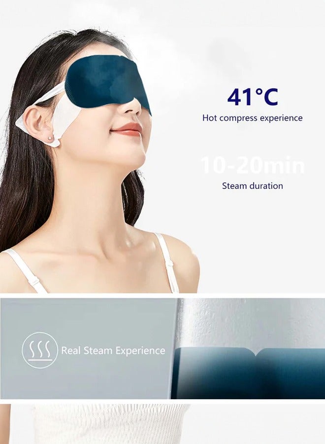 Generic Steam Eye Mask Lutein Dry Eyes Warm Eye Mask Soothes Eye Fatigue And Swelling Eye Mask Hot Sleep Mask Disposable Wet Heat Pad For Sleeping Travel Essential  - Image 4