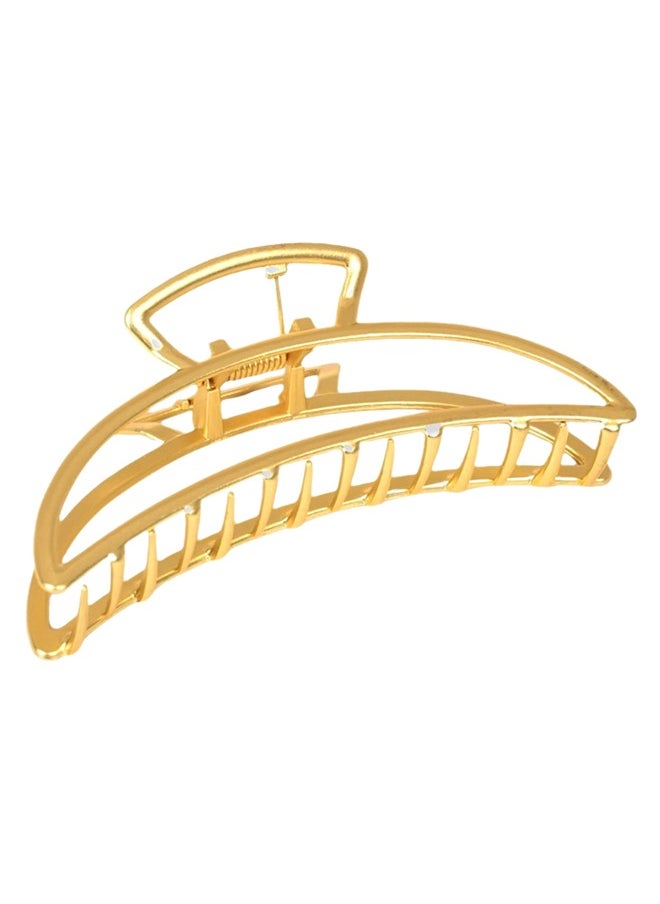 Just Peachy Just Peachy Women?s Gold-Toned Claw Clip - Stylish & Elegant Hair Accessory | Strong Grip & Non-Slip Design | Perfect for Thick, Curly, or Straight Hair | Ideal for Everyday Wear & Special Occasions  - Image 1