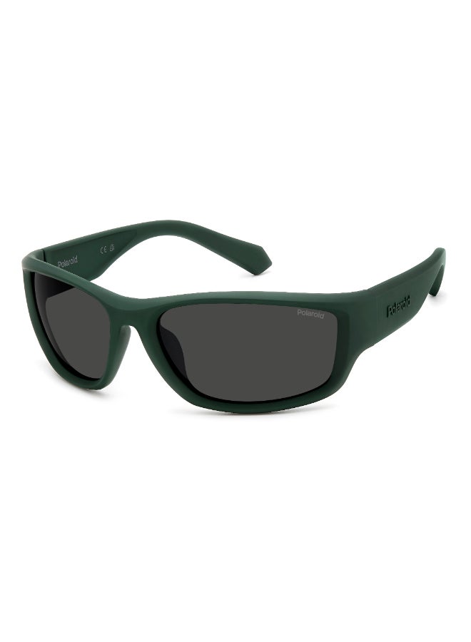 POLAROID PLD 2166/S Sunglasses Green Rectangular - Image 1
