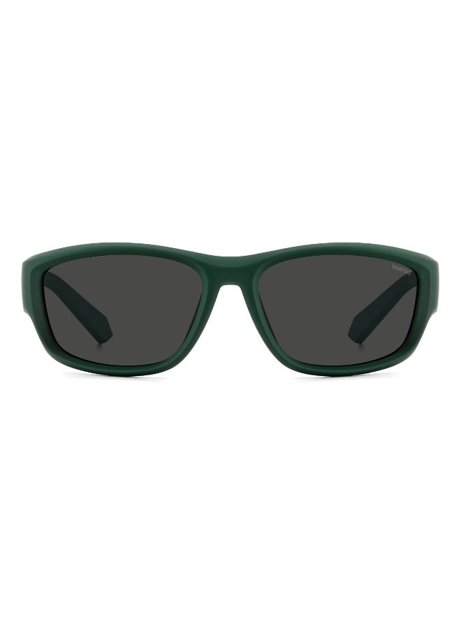 POLAROID PLD 2166/S Sunglasses Green Rectangular - Image 3