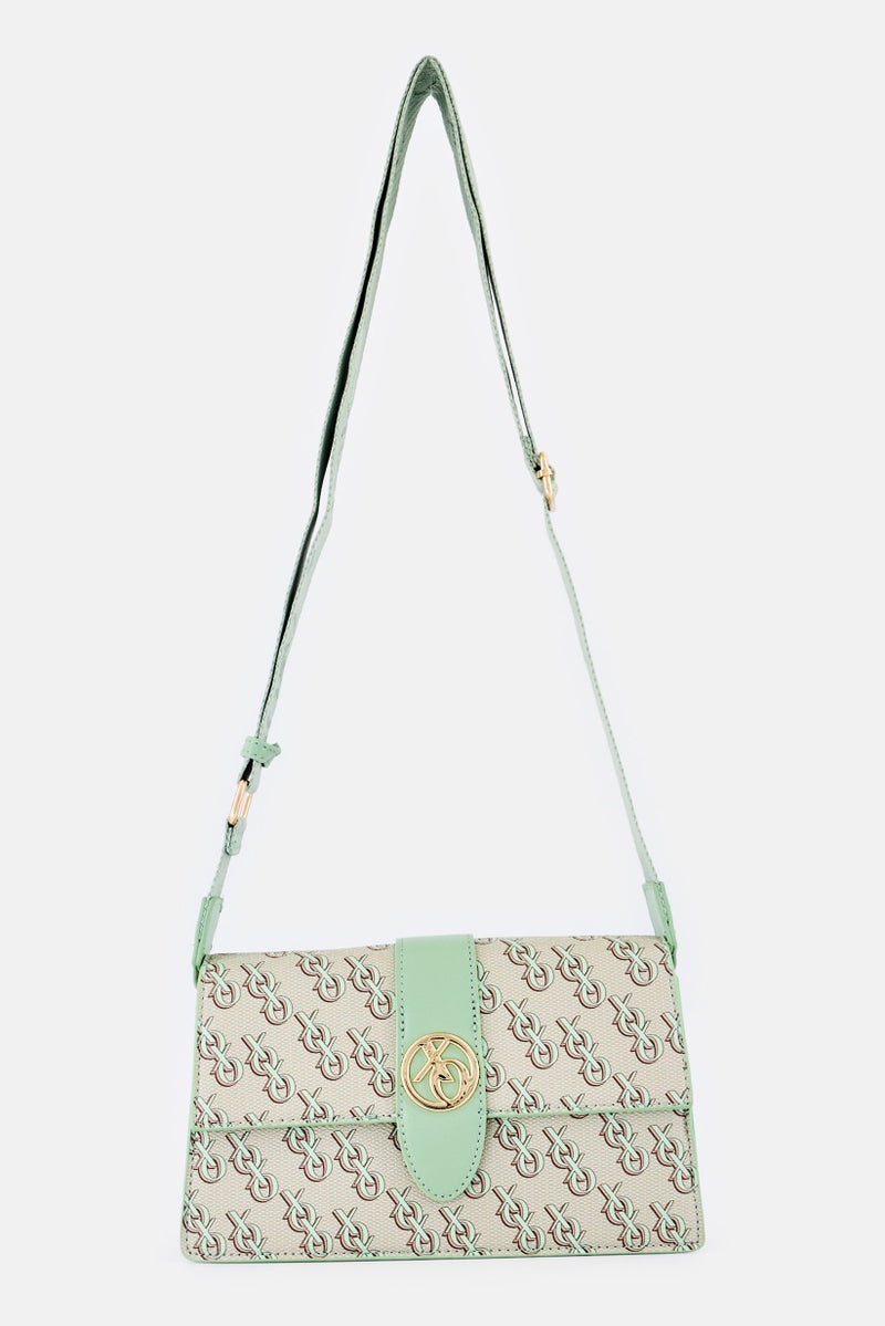 XOXO Women Brand Logo Cross Body Bag, Multicolor - Image 1