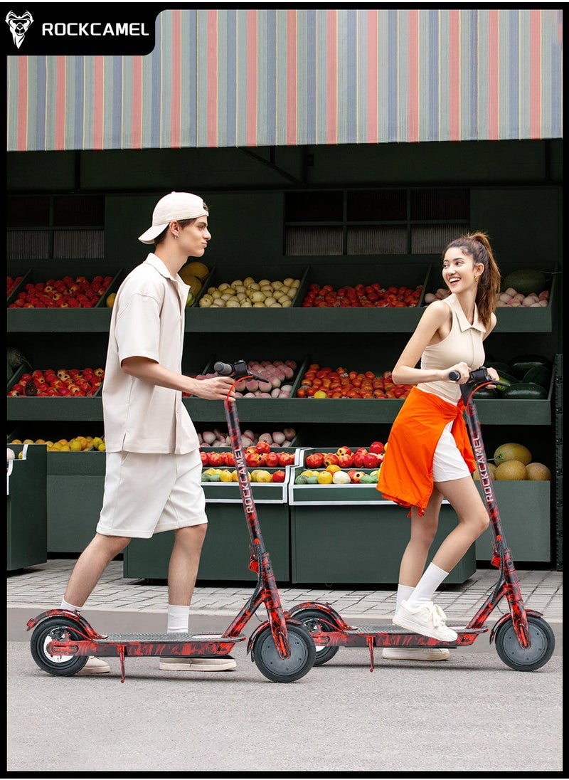 ROCKCAMEL - High-Performance Electric Kick Scooter with 350W Motor Speed of 25 km/h 8.5" Tires 25km Long Range Dual Brakes Commuting Scooter for Adults and Teens LCD with Smart APP Connectivity - Image 1
