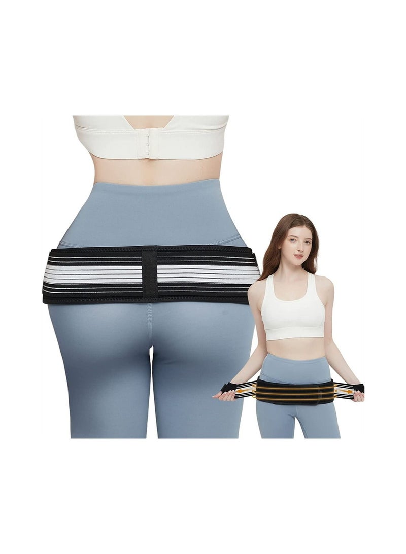 Y&D Sacroiliac SI Joint Hip Belt for Women, Braces Pain, Lower Back Support Brace, Pelvic Belt, Trochanter Adjustable Sciatica Lumbar Pain Relief(Size:110 * 9cm)) - Image 1