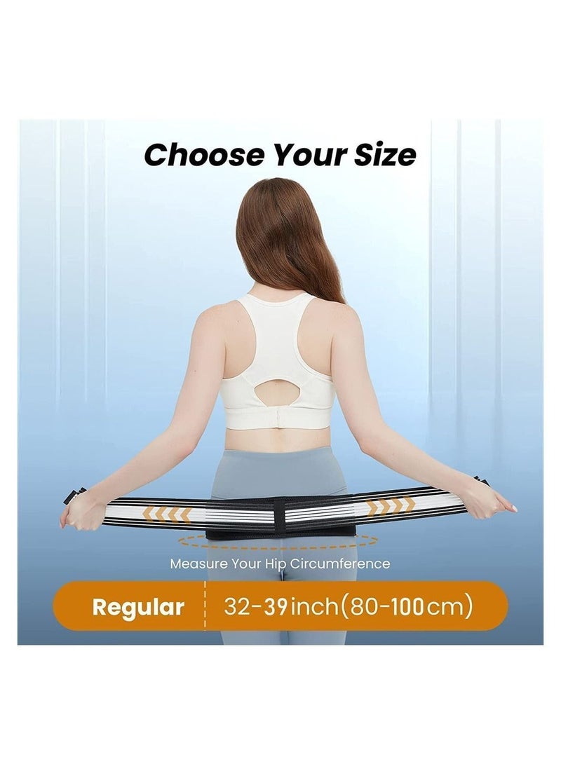 Y&D Sacroiliac SI Joint Hip Belt for Women, Braces Pain, Lower Back Support Brace, Pelvic Belt, Trochanter Adjustable Sciatica Lumbar Pain Relief(Size:110 * 9cm)) - Image 2