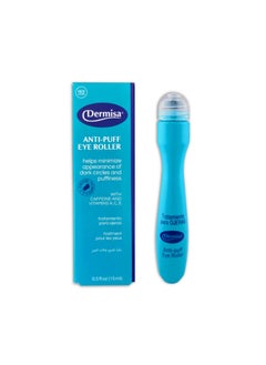 DERMISA Dermisa Eye Roller for Puffy Eyes  AntiPuff Dark Circle Under Eye Treatment Serum with Caffeine  Peppermint for Bright Healthy Skin  Paraben Fragrance Dye and Oil Free  Made in USA  Pack of 1 
