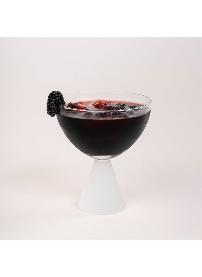 ماركة غير محددة Stem Glass Set Clear Wide Top Plain 4 Pcs Stem Glass  - Image 4