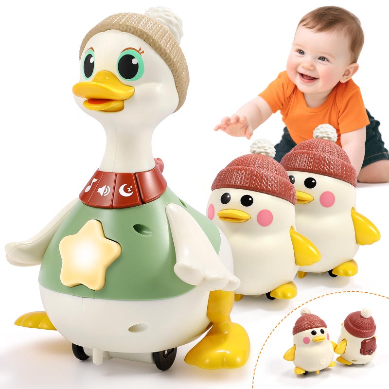LUDILO Infant Baby Toys 612 Months Musical Crawling Duck Toy Must Have 6 7 8 9 10 12 18 Month Old Baby Toy 61218 Month Newborn Tummy Time Toys for 1 Year Old Boy Girl Gifts Stocking Stuffers - Image 2