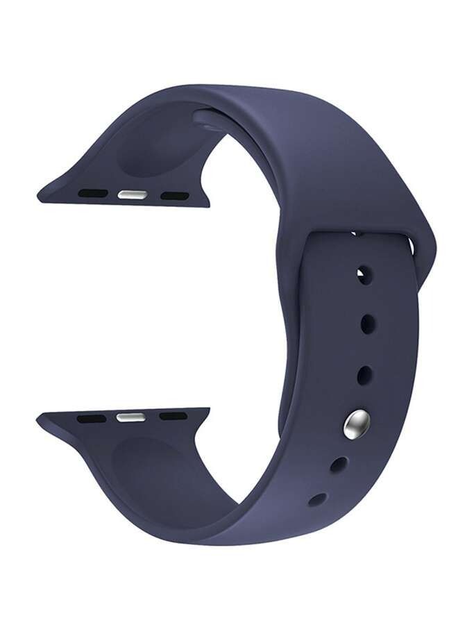 سوار بديل لساعة Apple Watch Series 3/2/1 42 / 44mm أزرق ليلي