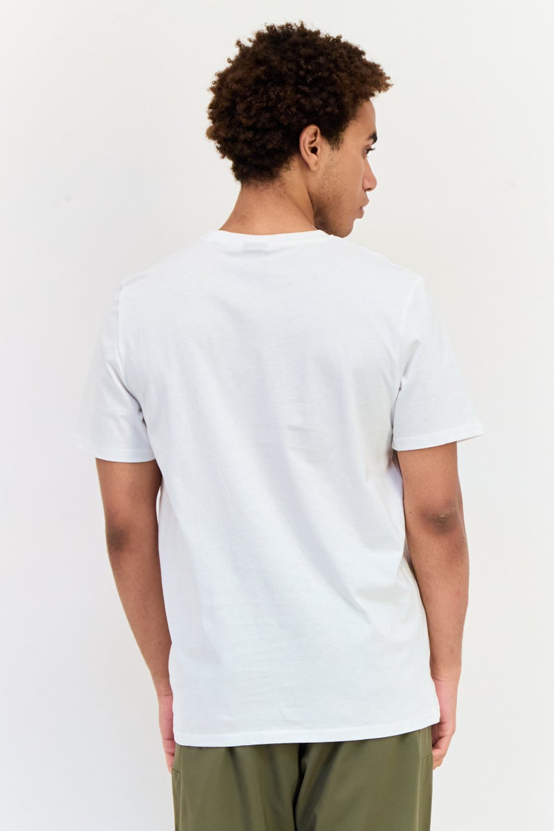 TapouT Men Sportswear Fit Short Sleeve Outdoor T-Shirt, White - Image 4