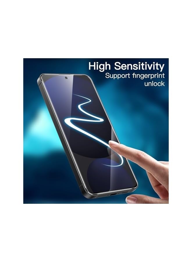 جي تيك واقي شاشة لهاتف Galaxy S24 FE، طبقة من الزجاج المقوى، متوافق مع معرف بصمة الإصبع، شفاف عالي الدقة، 3 عبوات - Image 4