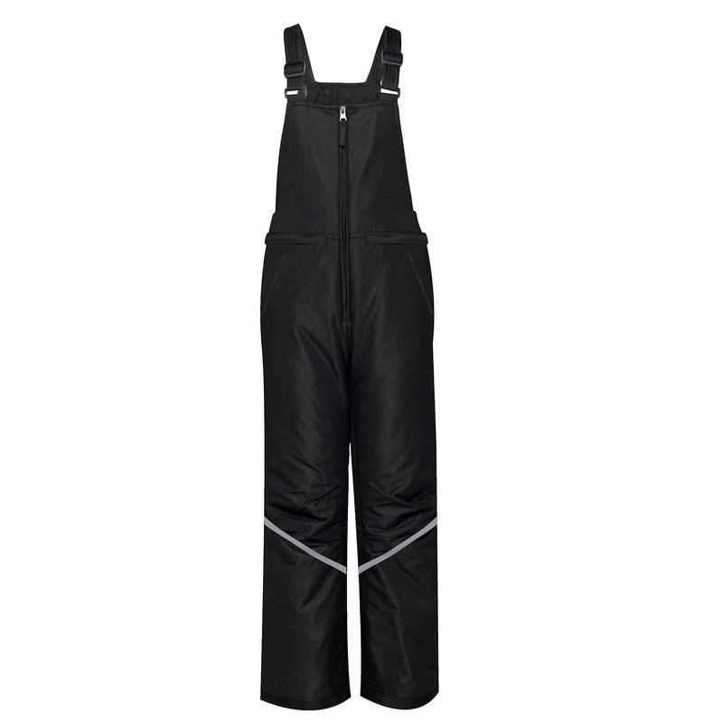 Tearom Womens Bib Snow Pants Women Ski Bib Insulated Snow Bib Overalls Windproof Waterproof Ski Pants (XL, Soft, Black) - Image 3