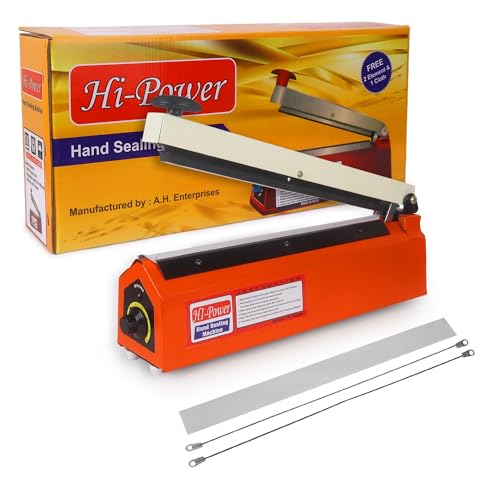 Hi-Power Sealing Machine for Food Packets, 16 Inch- 400 MM | 1-Year Warranty | Sealer Machine, Packing Machine Sealing, Poly Sealing Machine, Full Customer Support from Hi-Power - Image 1
