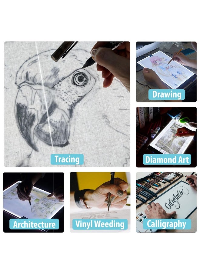 ArtSkills Light Up Tracing Pad Ultra Thin A4 Dimmable Led Light Box For Tracing And Drawing Diamond Painting Light Board  - Image 3