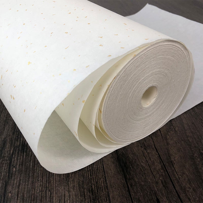 Sprinkled Gold Long Scroll, Thickened, In Bright Red, Buddha Yellow, Antique Blue And Black, Semi-Raw, Semi-Cooked, For Calligraphy And Traditional Chinese Painting - Image 4