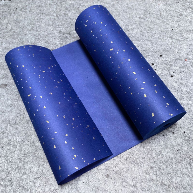 Sprinkled Gold Long Scroll, Thickened, In Bright Red, Buddha Yellow, Antique Blue And Black, Semi-Raw, Semi-Cooked, For Calligraphy And Traditional Chinese Painting - Image 5