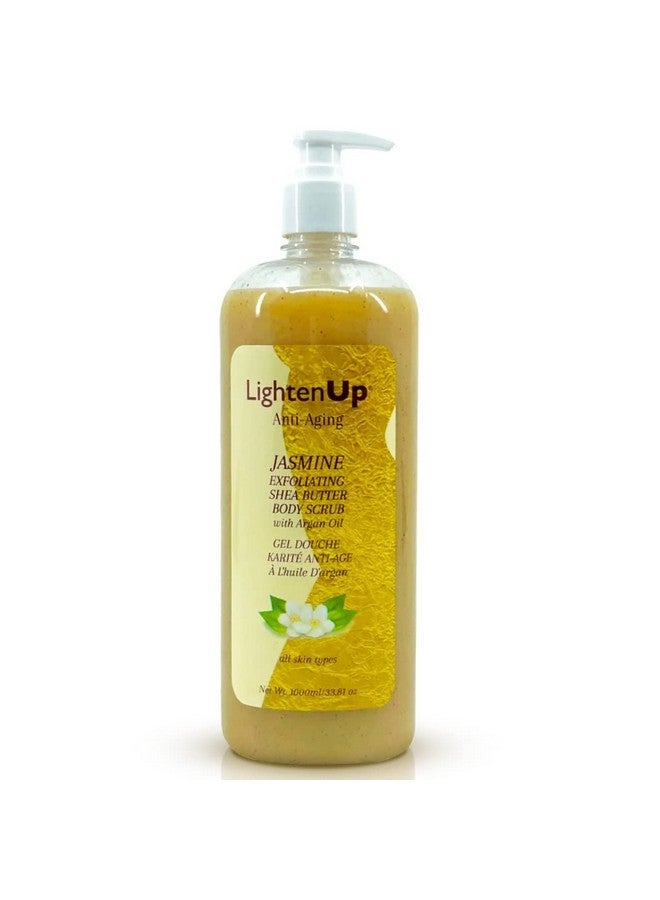 OMIC Lighten-Up Exfoliating Body Wash - 33.8 Fl oz / 1000 ml - Formulated to Exfoliate and to Nourish Skin, with Shea Butter, Jasmine Oil Argan Oil - Image 1
