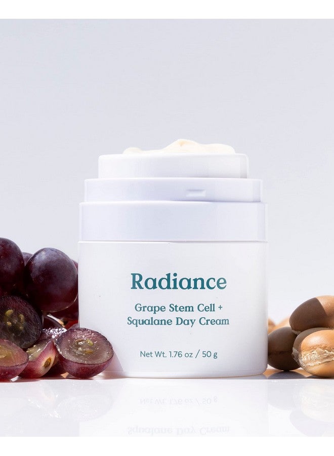 Three Ships Radiance Grape Stem Cell + Squalane Day Cream Vegan Facial Moisturizer Hydrates & Balances Skin As Seen On Tv Natural Face Lotion For All Skin Types 50G - Image 2