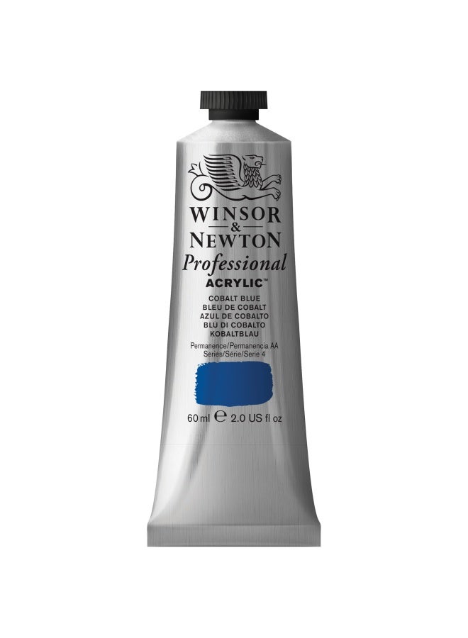 WINSOR & NEWTON Winsor And Newton Professional Acrylic Paint 60Ml 2-Oz Tube Cobalt Blue  - Image 1