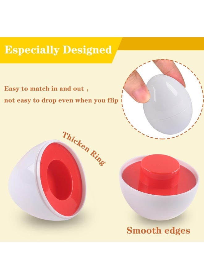 BEYTOR Montessori Matching Eggs Toys for Toddlers | Educational Color & Shape Sorter | Smart Egg Puzzle for Fine Motor Skills | Baby Learning Toy 1 2 3 Years - Image 3