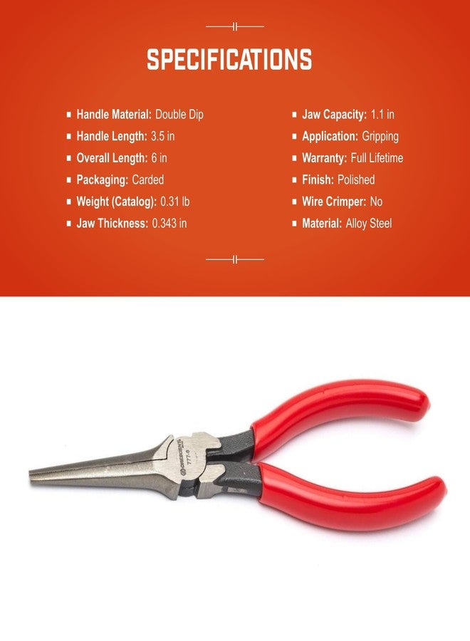 كريسنت كماشة هلالية طويلة ذات أنف إبرة بطول 6 بوصات - Image 5