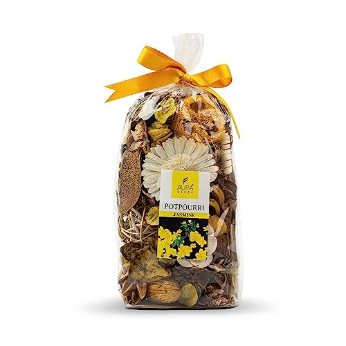 AURA DECOR AuraDecor 150gm Dried Natural Fragrance Potpourri with Petals & Buds (Night Jasmine) - Image 1