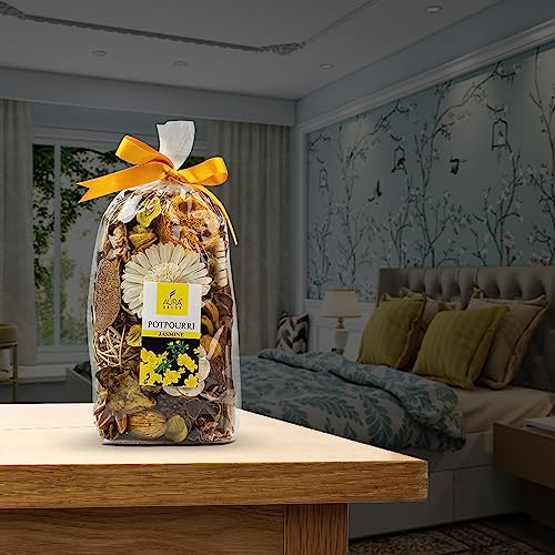 AURA DECOR AuraDecor 150gm Dried Natural Fragrance Potpourri with Petals & Buds (Night Jasmine) - Image 3