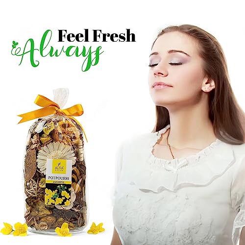 AURA DECOR AuraDecor 150gm Dried Natural Fragrance Potpourri with Petals & Buds (Night Jasmine) - Image 4