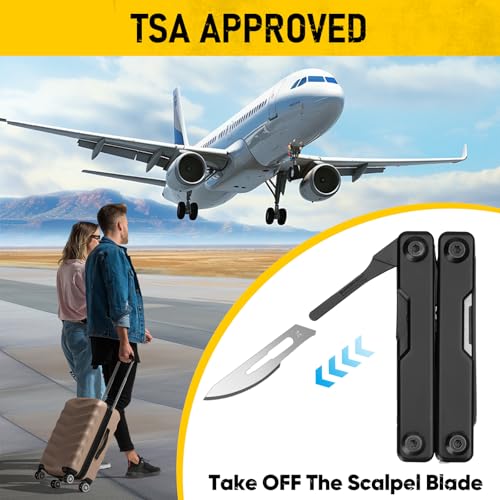 BIBURY Mini Multitool Pliers BI2051AB, Mini EDC Multi Tool with Pocket Clip for Outdoor Survival, Gifts for Men and Women, Gifts for Him Husband Boyfriend, Essential EDC Gear Tool - Image 3