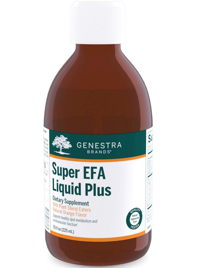 Genestra Brands Super EFA Liquid Plus | Essential Fatty Acid Formula with Plant Sterols | 7.6 fl. oz. - Image 1