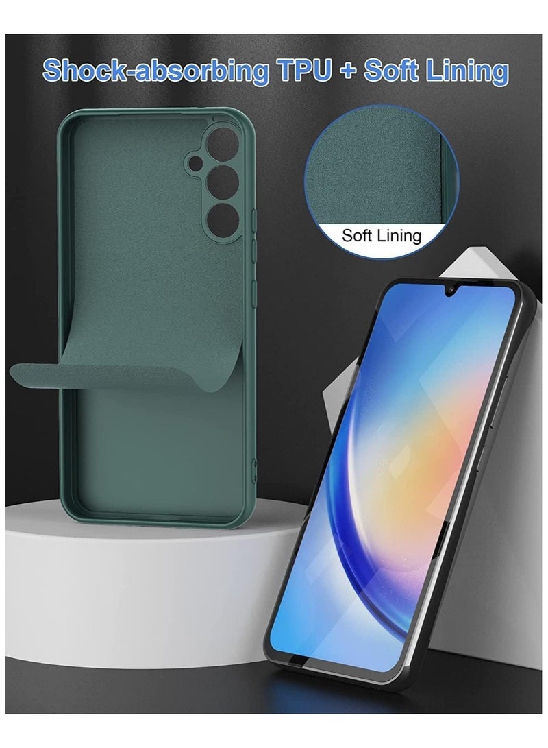 غطاء حماية لهاتف سامسونج جالاكسي A26 من السيليكون الناعم، غطاء خلفي خفيف الوزن، لمسة نهائية غير لامعة، غطاء مقاوم للصدمات، مضاد لبصمات الأصابع، مصمم لهاتف سامسونج جالاكسي A26 - Image 3