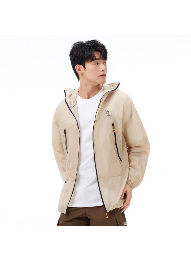 camel Outdoor Sun Protection Jacket Unisex 2025 Spring Summer Uv Protection Sunscreen Clothing Outerwear Neutral Sun Protection Jacket - Image 4