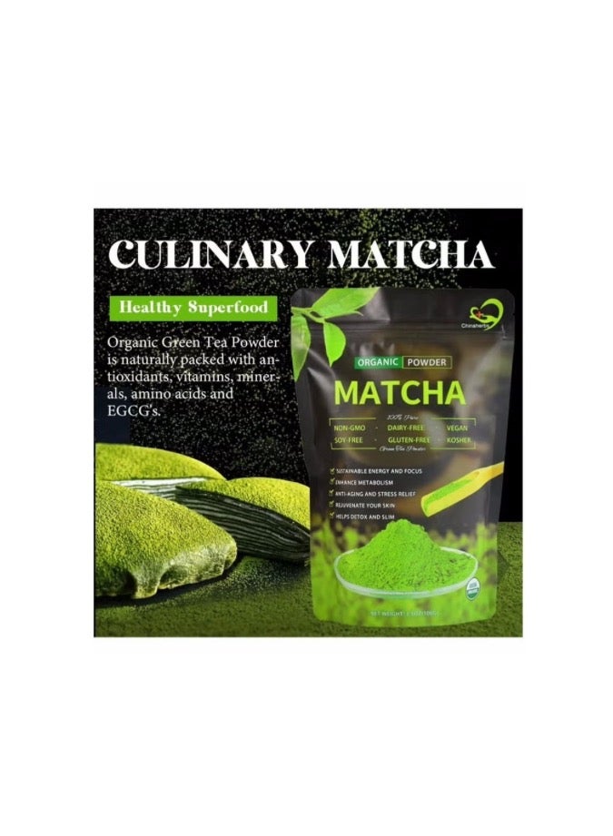 ماتشا Pure Matcha Powder, Organic Matcha Green Tea, Japanese Matcha green tea 100gm  - Image 2