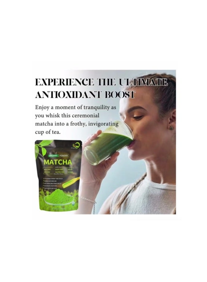 ماتشا Pure Matcha Powder, Organic Matcha Green Tea, Japanese Matcha green tea 100gm  - Image 3
