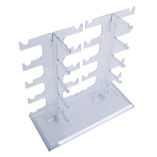 JoySee 1 X sunglasses organizer eyeglasses rack glasses holders acrylic Glasses hoder Display hold Stand, Water Clear Transparent - Image 2