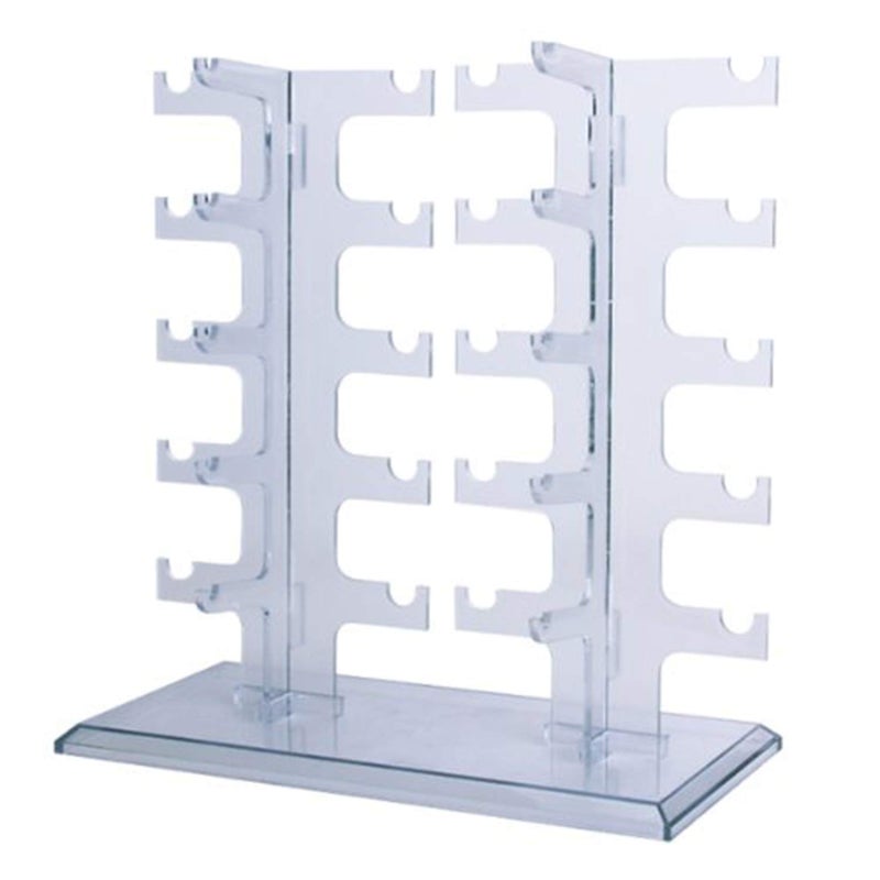 JoySee 1 X sunglasses organizer eyeglasses rack glasses holders acrylic Glasses hoder Display hold Stand, Water Clear Transparent - Image 5