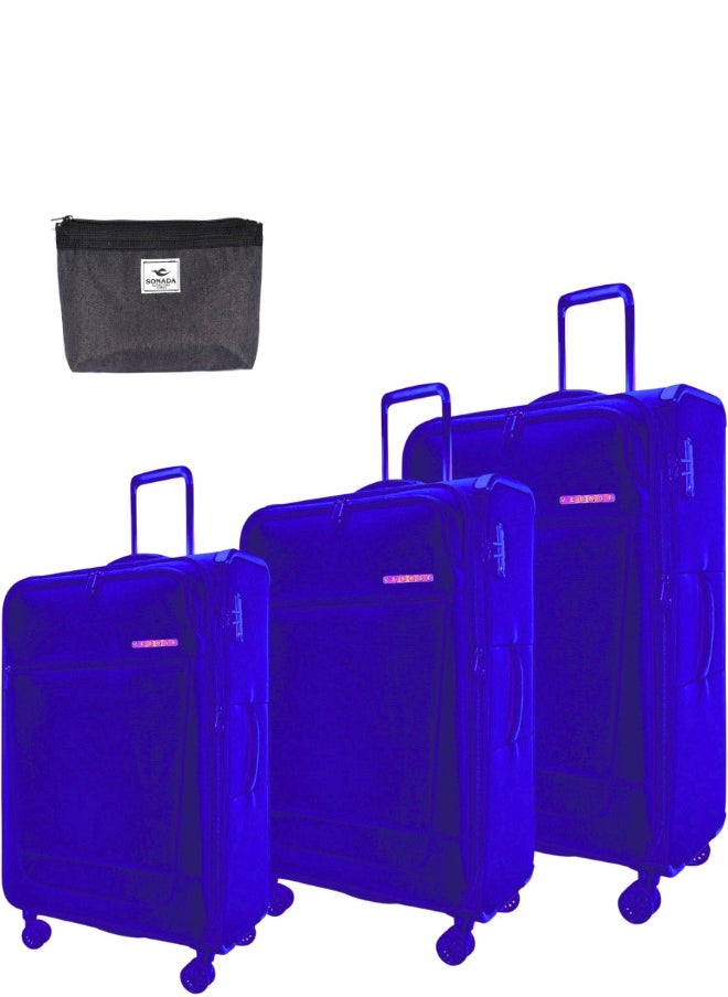 Verage  VERAGE Toledo 3 Pieces Luggage Sets, Softside Expandable Spinner Wheel Suitcase  - Image 1