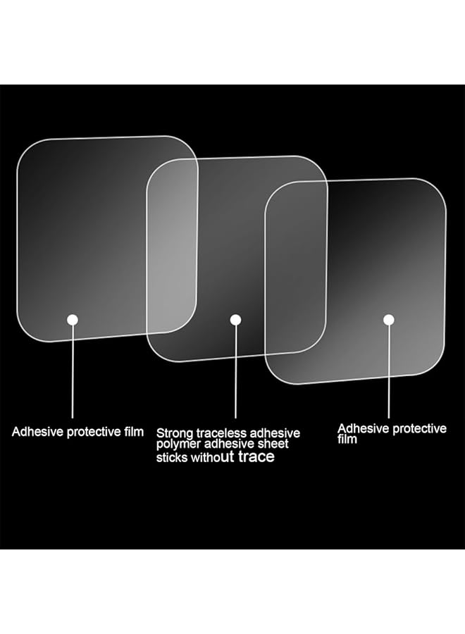 erorex Large Double Sided Adhesive Pads For Mounting 2.36In Two Sided Precut Squares Tape Clear Mounting Square Tape Sticky Tack Double Sided Tape For Walls Hanging Nano Wall Mount Gel Clear 100 Pcs - Image 3