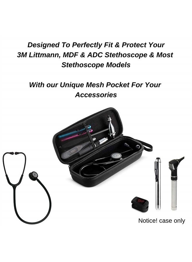 Caseling Case fits 3M Littmann Stethoscope & Other Stethoscopes. Extra Room for Nurse and Medical Equipment. - Image 3