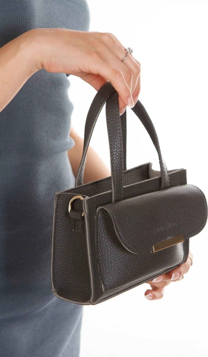 Adelina Bags Women's Covered Mini Hand and Shoulder Bag