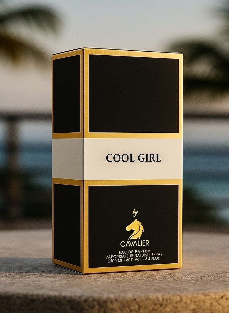 كافاليير بيرفيوم عطر كول جيرل أو دو بارفان 100 مل | عطر نسائي يدوم طويلاً بنفحات حلوة وفانيليا وزهور بيضاء. - Image 4