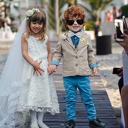 YOTNUS Ring Bearer Gifts: Security Wedding Sun Glasses, Badge and EarPiece Cosplay for Proposal - Image 5
