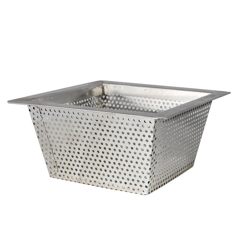 Excellante Commercial Floor Drain Strainer 304 Stainless Steel 08Mm 10Inch by 10Inch by 5Inch