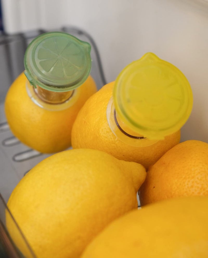 YZC COLLECTION YZC Lemon Squeezer â€“ 2-Pack Lemon-Juicer â€“ BPA-Free Plastic Lime Juicerâ€“ Compact Juice Extractor Citrus Press with Lid â€“ Squeeze Lime for Cocktails, Drinks - Image 5