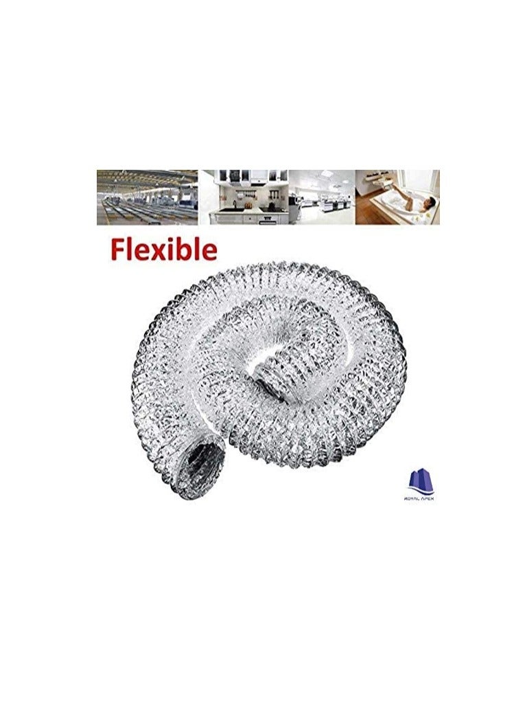 Aluminium Flexible Duct Venting Duct Hose for Air Exhaust Line, Air Condition Line (6 inch) - Image 3